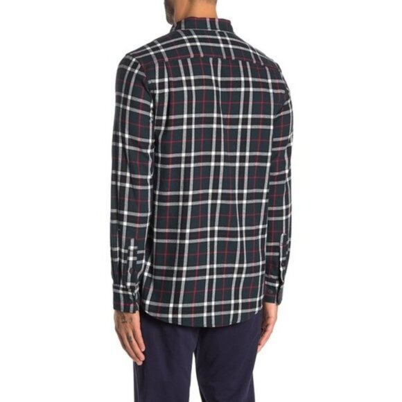 Weatherproof Plaid Print Regular Fit Flannel Shirt - Picture 2 of 8